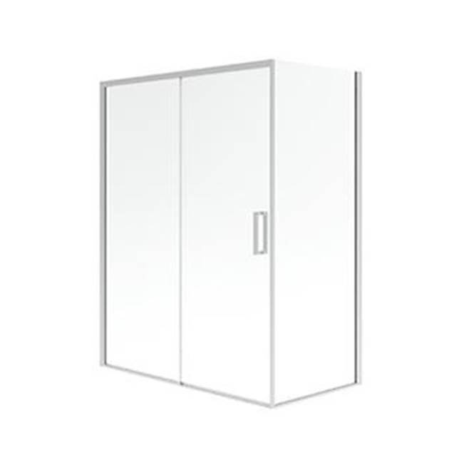 Neptune Entrepreneur SELLA 3260 6mm sliding shower door, Chrome/Clear